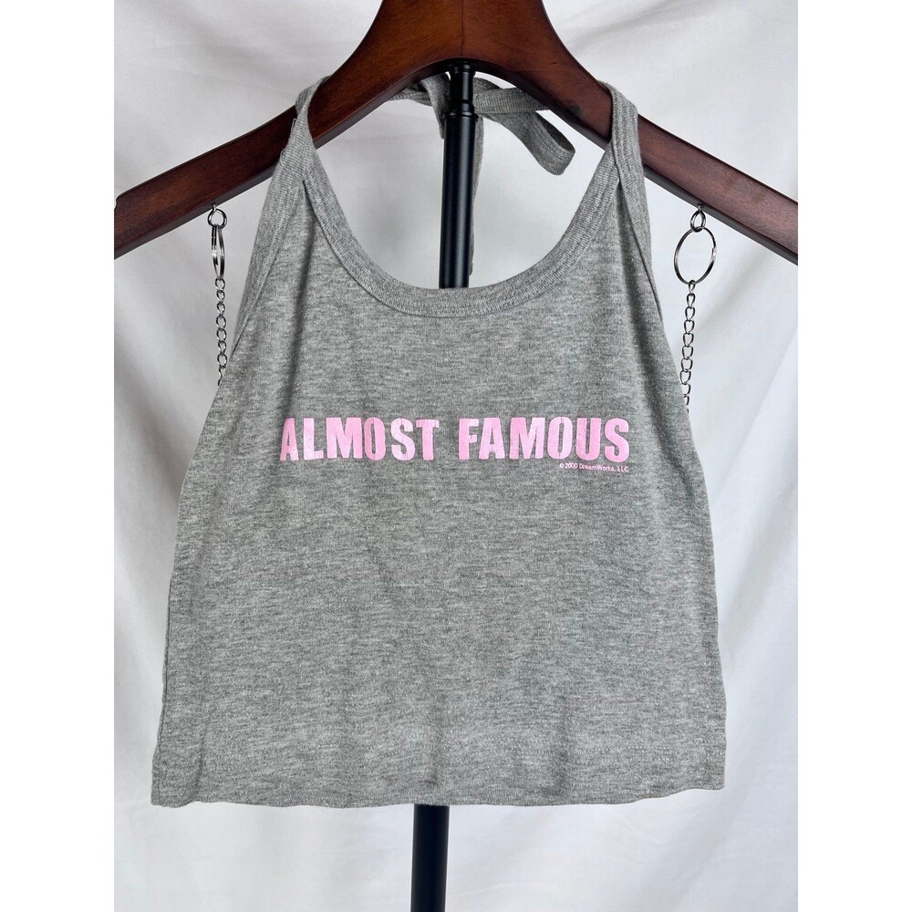 Vintage 2000 Y2K Almost Famous Movie Promo Halter Top American Apparel Medium